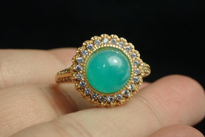 [999玉石坊]*天然漂亮印尼藍寶石戒指(#051530)*1元無檔.直購價4980