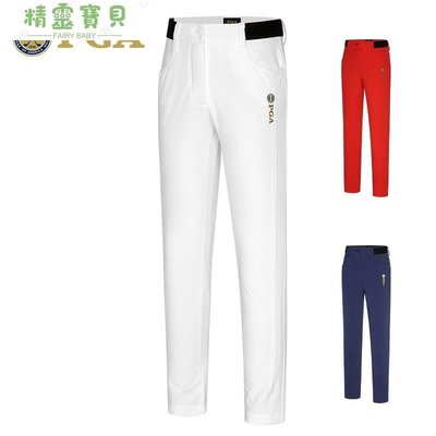 高爾夫戶外運動 美PGA兒童高爾夫褲子 女童高爾夫球服裝長褲秋冬加厚青少年GOLF褲 新品 yUzf-精靈寶貝