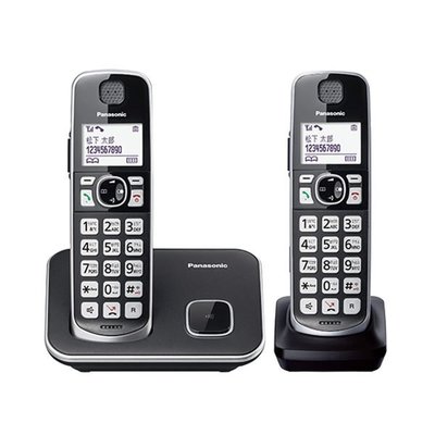 附發票》Panasonic 國際牌 KX-TGE612TW 數位 雙子機 無線電話 大按鍵 快速撥號