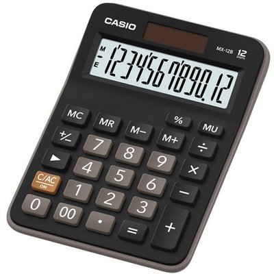 [嘉義雲林卡西歐淘寶站] CASIO計算機MX-12B小桌上型12位數
