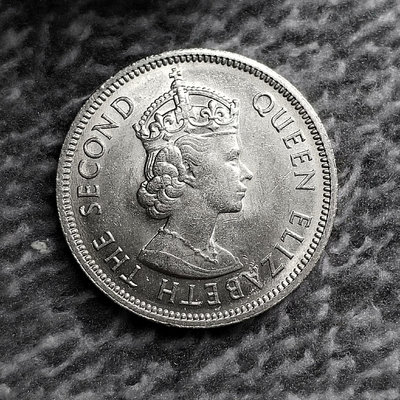 香港硬幣 伊麗莎白尖冠五毫1972年16601