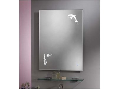 華冠牌 HM-204 LED光學感應觸控鏡-海豚 浴鏡、化妝鏡 浴室衛浴鏡子 明鏡 除霧鏡