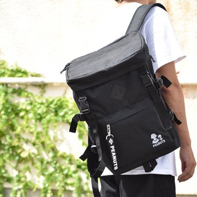 日本 史努比 刺繡 低調 後背包 男 女 雙肩包 大容量 書包 背包 包包運動旅行 學生 電腦包 snoopy 生日禮物