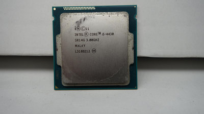 Intel® Core™ i5-4430 ,, 3.0 GHZ (MAX 3.2 GHZ) / 6M ,,4核心/4執行緒,,1150腳位...,無散熱風扇