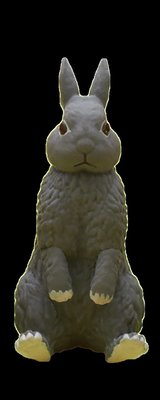 【QQ公仔物語】【NA576】【現貨 滿千免運】Kitan 坐姿兔兔 坐姿動物 兔子 公仔 單賣 深灰兔