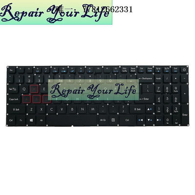 電腦零件適用宏碁Aspire VX 15 VX5-591G VX5-793 N16C7  鍵盤筆電配件