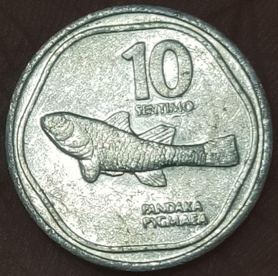 二手 菲律賓菲律賓1985年10派沙紀念幣鋁幣，阿基諾梅奇拉頭像， 錢幣 紀念幣 紀念章【奇摩錢幣】430