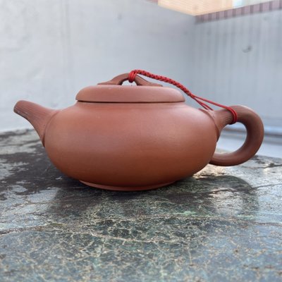 如意壺-紅泥茶壺/茶具/泡茶器具/紫砂壺