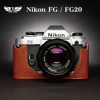 小馨小舖 【TP Nikon FG / FG20 真皮相機底座】 相機底座 相機皮套 相機包