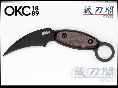 《藏刀閣》ONTARIO-(8701)OKC Curve Karambit-弧形爪刀