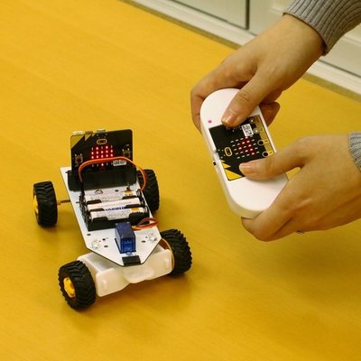 日本製 micro:bit 四輪遙控車套件 Switch Science 4-Wheel Car Kit 附遙控器