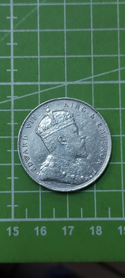 1907年~英屬海峽銀幣~壹圓~重20.18g