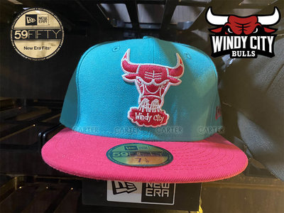 New Era x NBA Chicago Bulls Windy City 59Fifty 芝加哥公牛噴氣牛全封棒球帽
