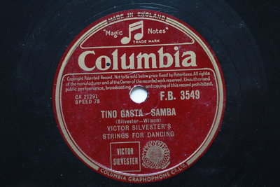 《Tino Gasta Rumba》78轉 10吋 蟲膠唱片 電木唱片