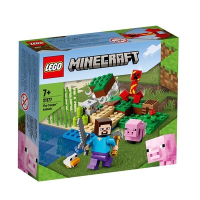 積木總動員 LEGO 樂高 21177 Minecraft-爬行者的埋伏 外盒:14*12*4.5cm 72pcs