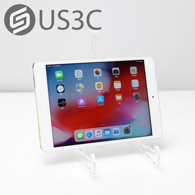 【US3C-桃園春日店】【一元起標】公司貨 Apple iPad mini 2 16G WiFi 銀 7.9吋 內建三軸陀螺儀 臉孔偵測 Siri  二手平板
