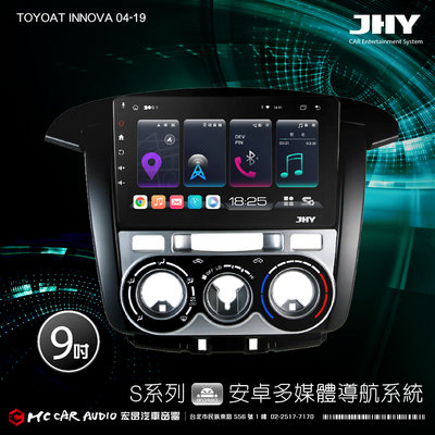 TOYOAT INNOVA 04-19 JHY S700/S730/S900/S930 9吋安卓專機 H2353