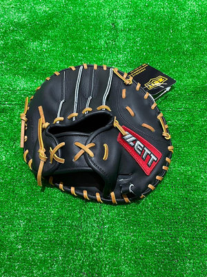 棒球世界全新ZETT硬式棒球手套守備訓練手套平板手套BPGT-PR21黑色特價