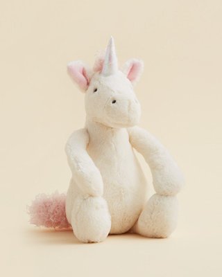 預購 英國 JELLYCAT 寶寶的第一個朋友 可愛獨角獸 最精緻的絨毛玩偶 生日禮 Bashful Unicorn