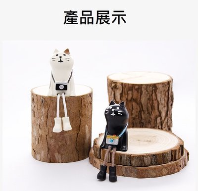 【微景小舖】zakka雜貨 攝影師黑白貓(單入)微景觀居家裝飾園藝造景 拍攝道具擺飾 迷你場景佈置療癒小物