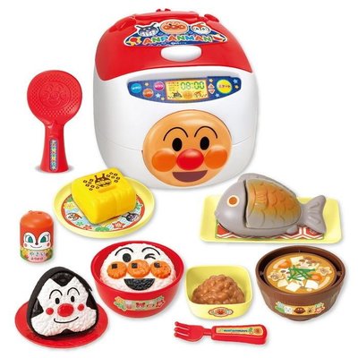 【唯愛日本】4975201182335 麵包超人 ANPANMAN 和食 日式和食套餐 電鍋玩具 兒童 扮家家酒 玩具