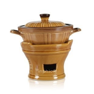 INPHIC-南瓜型 陶瓷沙鍋 砂鍋湯煲 煲仔飯 燉鍋 石鍋
