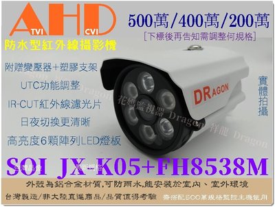 豬小妹監視器 500萬畫素紅外線鏡頭 5MP攝影機 監視器 AHD TVI CVI 類比 DVR 送變壓器 台灣製造