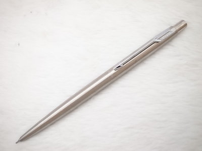 B350 派克 美國製 classic 全鋼銀色筆夾 0.5mm(天頂按壓式)(庫存新品)