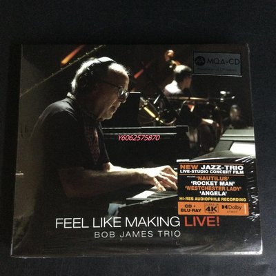 EVSA933MB Bob James《Feel Like Making LIVE ! 》MQACD+Blu-ray 唱片 cd 民謠【知音閣】
