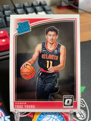 Trae Young Donruss Optic Rated Rookie 新人卡 RC金屬卡 2018-19 卡況很好