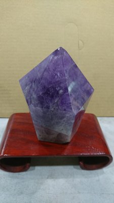 天然紫水晶柱 高11.5公分 812g  低價分享! 免運費!