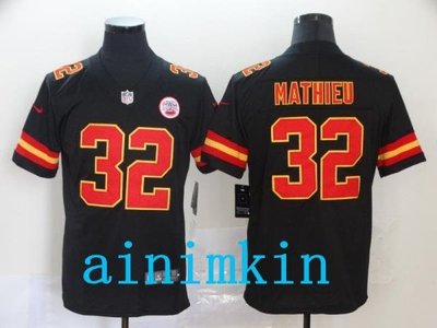 健美館 Football Jersey  NFL 橄欖球Chiefs酋長隊MATHIEU 32號球衣 ainimkin