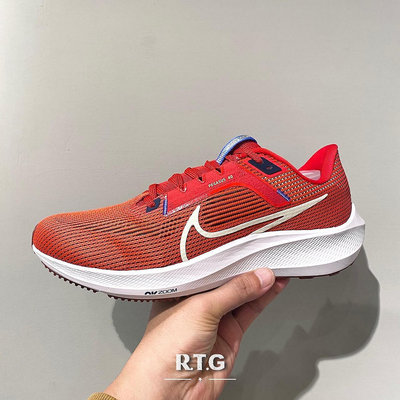 NIKE AIR ZOOM PEGASUS 40 紅色 慢跑鞋 小飛馬 40代 緩震 男 DV3853-600