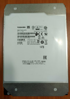 Toshiba 14TB 3.5吋 MG07ACA14TE 企業級 氦氣硬碟 現貨~促銷~