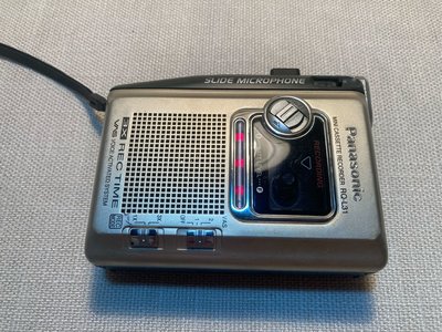 Panasonic RQ-L31 卡帶隨身聽 能過電 有聽到馬達轉動的聲音 但無法使用 當零件機出售