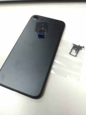【保固一年?原廠背蓋】Apple iphone 7 原廠背蓋 背殼 手機殼 贈手工具 (含側按鍵) - 黑色