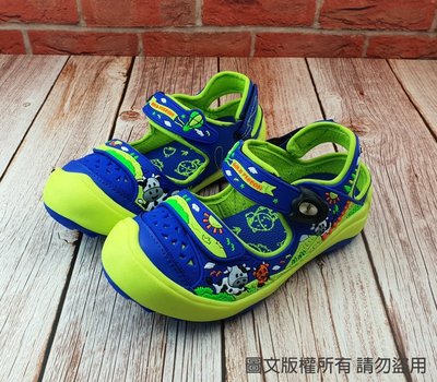 【琪琪的店】G.P 童鞋 牛牛 兒童 護趾 包頭 中童 涼鞋 磁扣 兩用 休閒 舒適 G1629B-26 藍