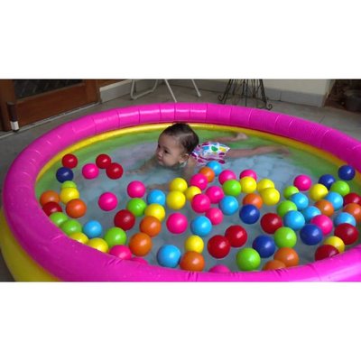 【熱賣精選】Intex Rainbow 兒童泳池 intex 橡膠池 intex 57412 游泳池