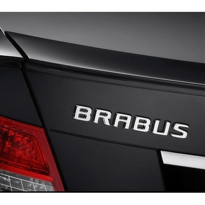 【JR佳睿精品】Benz 賓士 BRABUS E-Class W210 電鍍銀 後廂 尾門 字體 字貼 標誌 標誌