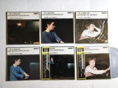 【二手】六張瑪麗亞·皮雷斯 鋼琴黑膠，日本天龍 DENON 頭版，全 黑膠 CD DVD 【黎香惜苑】-6999