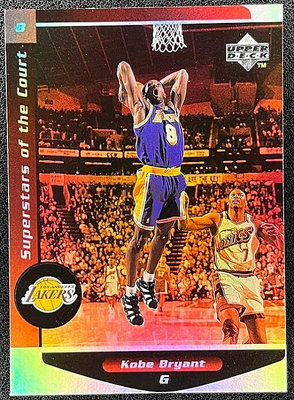 NBA 球員卡 Kobe Bryant 1998-99 Ovation Superstars of the Court