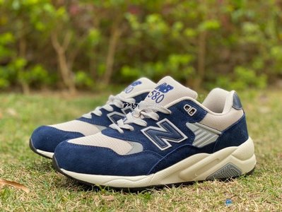 New balance NB580 藏藍色 復古 舒適 慢跑鞋MT580og2