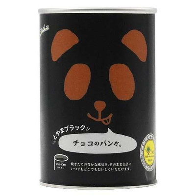 【日本熱銷 現貨供應】麵包罐頭 黑巧克力口味