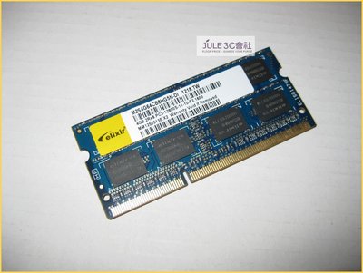 JULE 3C會社-南亞Elixir DDR3 1600 雙面 PC3-12800 4GB 4G 終保/NB筆電 記憶體