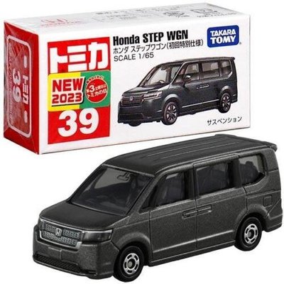 台中＊＊宏富玩具＊＊TOMICA 多美小汽車 #39 本田Step【新車貼】【初回版】