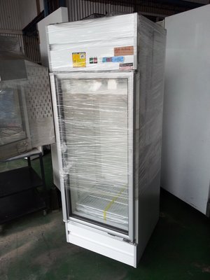 桃園國際二手貨中心----全新 單門 400L單門冷藏櫃  單門玻璃展示冰箱  單門冷藏玻璃冰箱