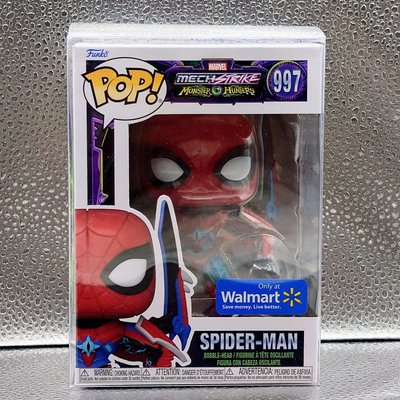 Funko pop 蜘蛛人 Spiderman Walmart通路貼 Marvel 公仔 搖頭娃娃