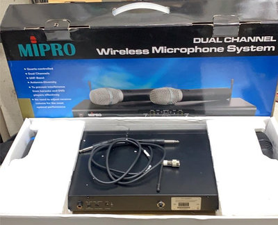 【尚典3C】 MIPRO CH-529D1  雙無線麥克風UHF 企業汰換  中古.二手.