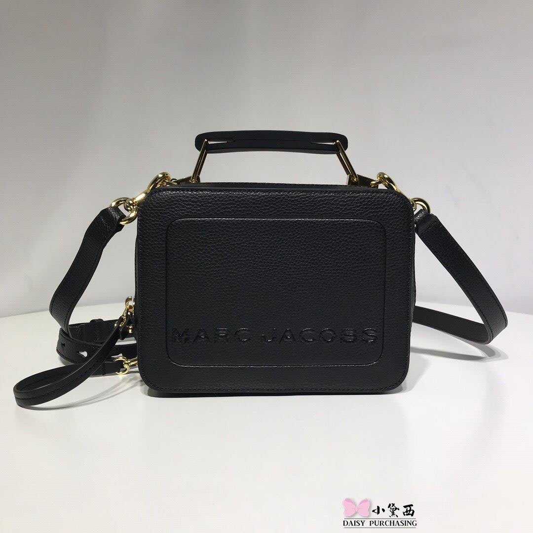 小黛西歐美代購 Marc Jacobs Mj 新款box Bag 黑斜背包美國設計大牌美國代購 Yahoo奇摩拍賣