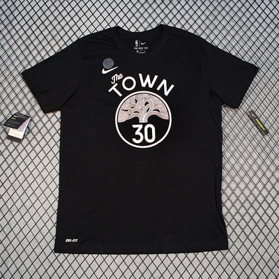 100原廠％NIKE 耐吉 T恤 橡樹30號TOWN CURRY庫里籃球短袖 寬松大碼球迷T恤 男